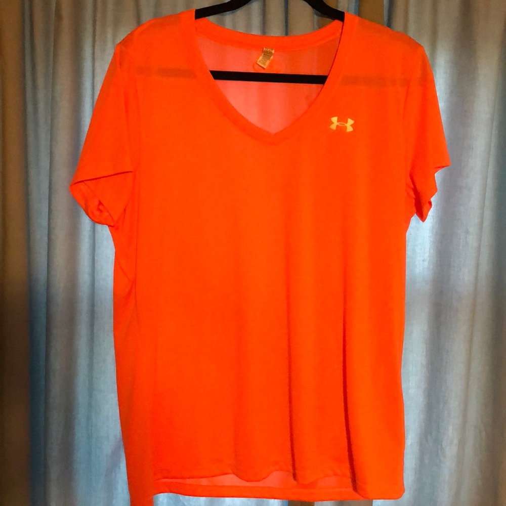 Orange Under Armour Shirt